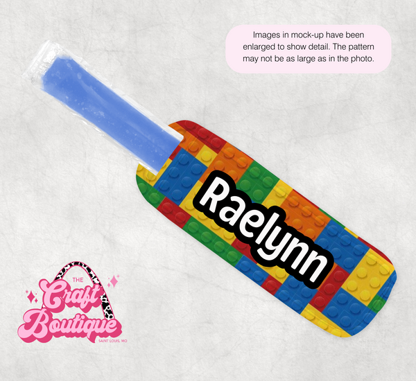 Lego Blocks Popsicle Koozie