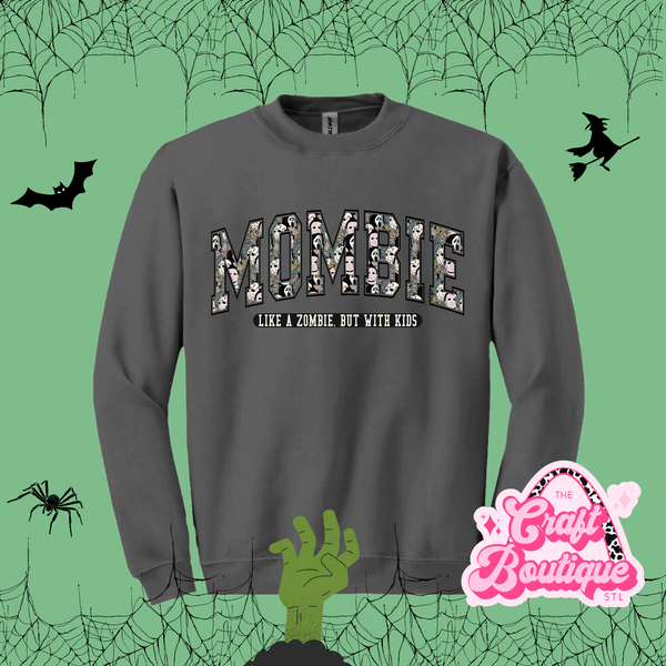 Mombie Horror Killer Printed Sweatshirt