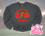 Retro KC MO Printed Sweatshirt - Heathered Dark Gray