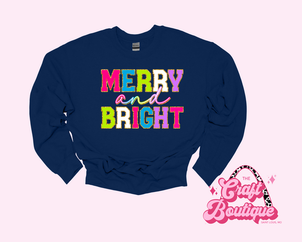 Merry & Bright Printed Sweatshirt