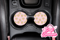 Pink & Smileys Coaster Set