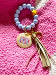 Lavender Pathological People Pleaser Silicone Bead Wristlet