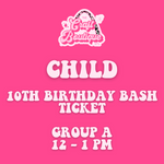 CHILD TICKET: GROUP A