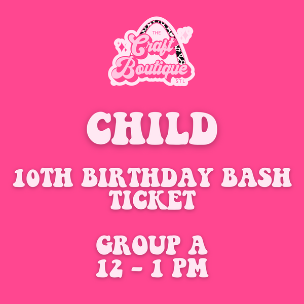 CHILD TICKET: GROUP A