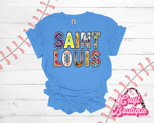 Saint Louis Treasures Tee - Light Blue
