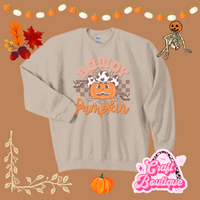 Howdy Pumpkin Printed Sweatshirt