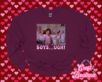 Boys UGH Little Rascals Inspired Printed Sweatshirt - Maroon