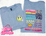 Let Them Colorful Printed Tee