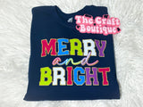 Merry & Bright Printed Sweatshirt