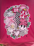 Retro Pink Christmas Sweatshirt