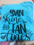 Size S Sunshine & Tan Lines T-Shirt