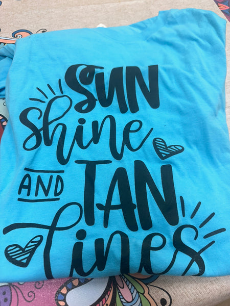 Size S Sunshine & Tan Lines T-Shirt
