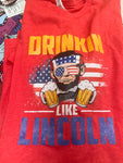 Size L Drinkin' Like Lincoln T-Shirt