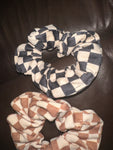 Large Checker Scrunchies