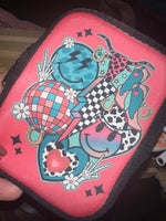 Pink and Teal Disco Cowgirl Tumbler Wallet