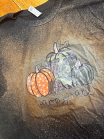 Size M Happy Fall Trendy Pumpkins T-Shirt