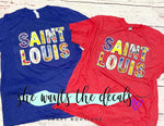 Saint Louis Treasures Screen Printed Tee