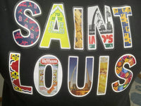 Saint Louis Treasures Screen Printed Hooded Sweatshirt