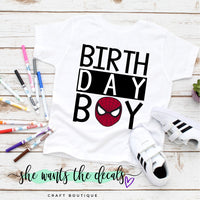 SpiderMan Birthday Boy Shirt
