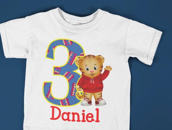 Daniel Tiger Birthday Shirt
