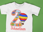 Hot Air Balloon Birthday Shirt