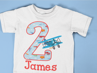 Airplanes Birthday Shirt