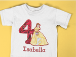 Princess Belle Birthday Shirt