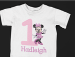 Minnie Mouse Birthday Shirt