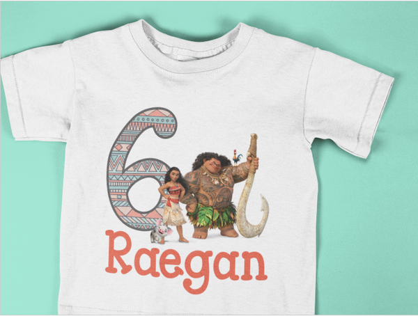 Moana Friends Birthday Shirt