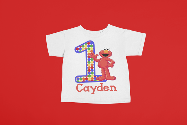 Elmo 2nd 2025 birthday shirt