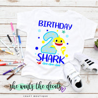 Baby Shark Birthday Shirt