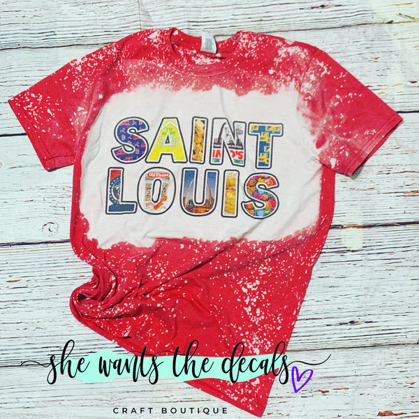 Saint Louis Treasures Tee *Bleach Dyed Edition*