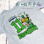 Green Power Ranger Birthday Shirt