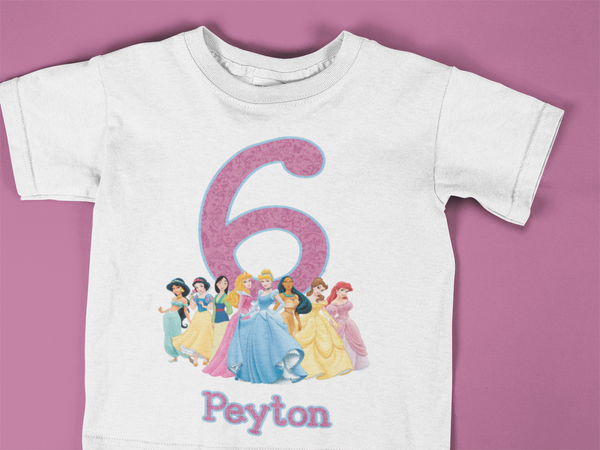 Classic Princesses Birthday Shirt